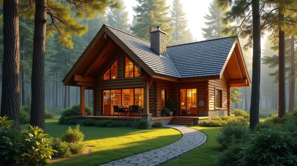 Rechercher un chalet en bois habitable tout équipé clé en main